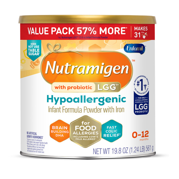 EnfamilĀ® Nutramigen Baby Formula, Hypoallergenic & Lactose Free, Powder Can