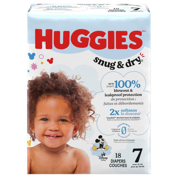 Huggies Disney Baby Size 7 Diapers (41+ lbs (19+ kg))