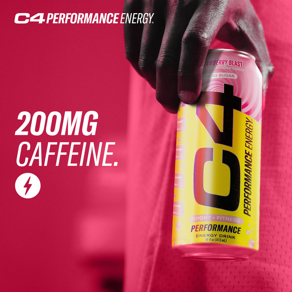 C4 Energy X Starburst, Strawberry, Single Can Energy Drink - Image 4