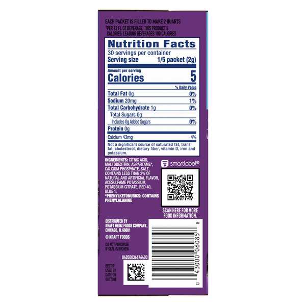 Crystal Light Concord Grape Artificially Flavored Powdered Drink Mix - Image 6