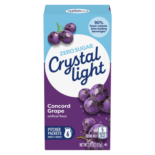 Crystal Light Concord Grape Artificially Flavored Powdered Drink Mix