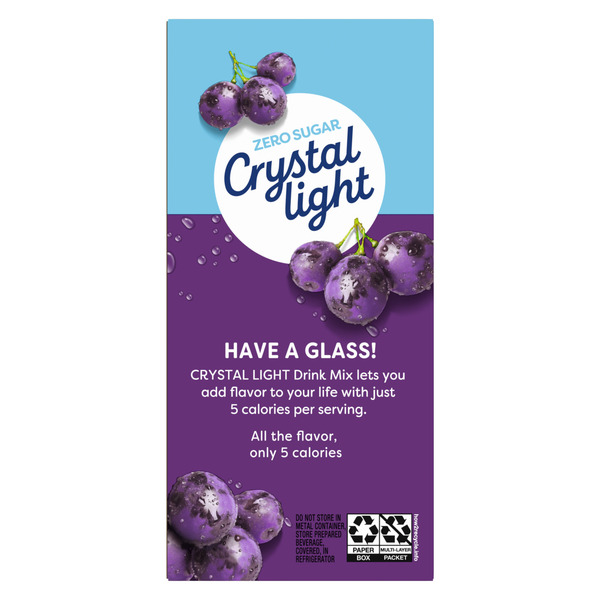 Crystal Light Concord Grape Artificially Flavored Powdered Drink Mix - Image 3