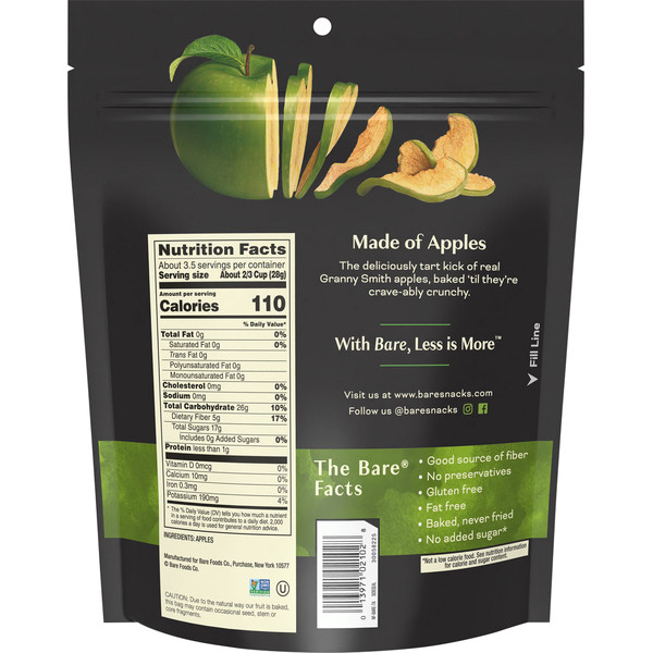 bare Granny Smith Apple Chips - Image 2