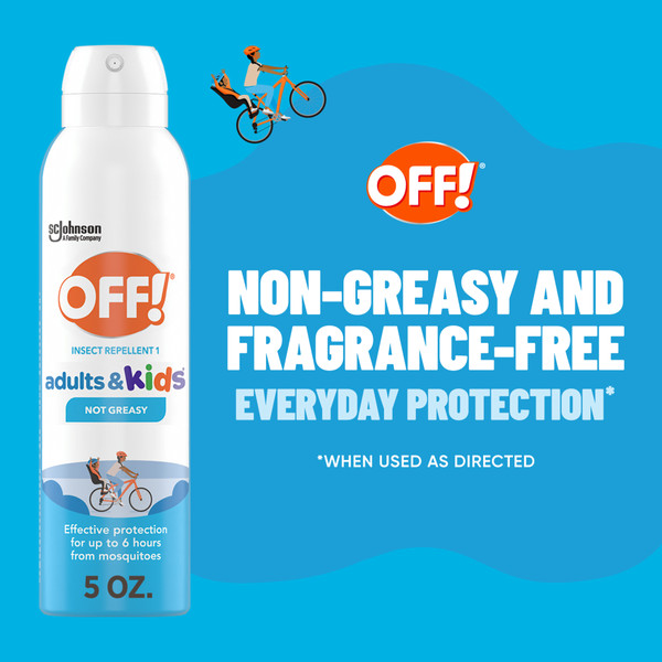 OFF! Insect Repellent Aerosol for Adults & Kids, Fragrance-Free Bug Spray - Image 3