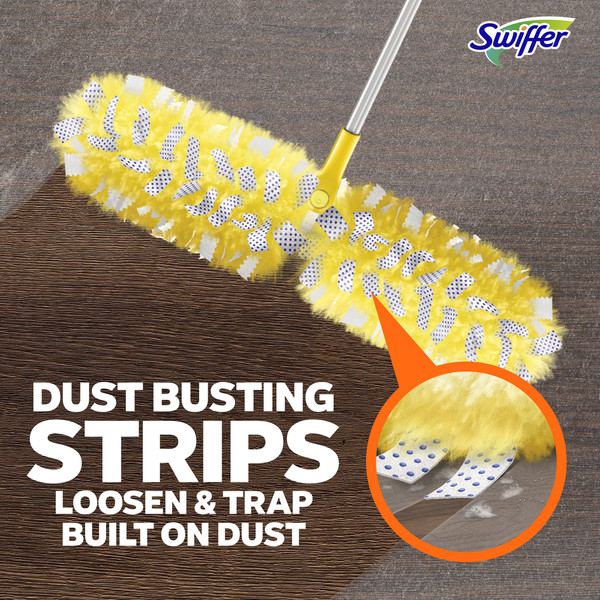 Swiffer Duster Kit with Super Extendable Handle, Heavy Duty Starter Kit with Refills - Image 6