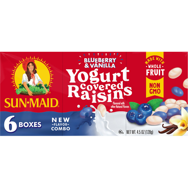 Sun-Maid Blueberry & Vanilla Yogurt Covered Raisins