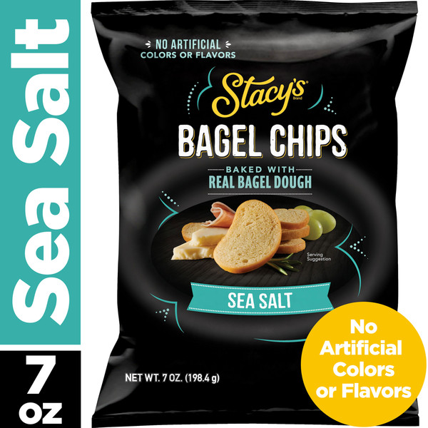 Stacy's Baked Bagel Chips Sea Salt