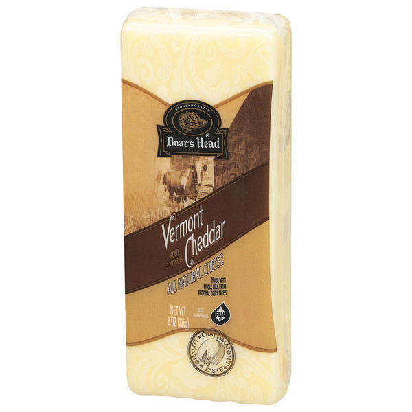 Boar's Head White Vermont Cheddar Cheese - Image 2