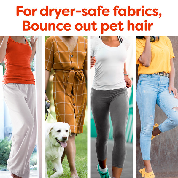 Bounce Pet Hair and Lint Guard Mega Dryer Sheets with 3X Pet Hair Fighters, Fresh Scent - Image 6