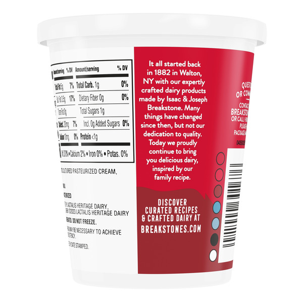 Breakstone's All Natural Sour Cream oz Tub - Image 4