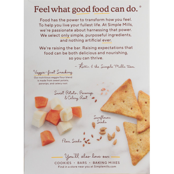 Simple Mills Veggie Pita Crackers, Himalayan Salt - Image 4
