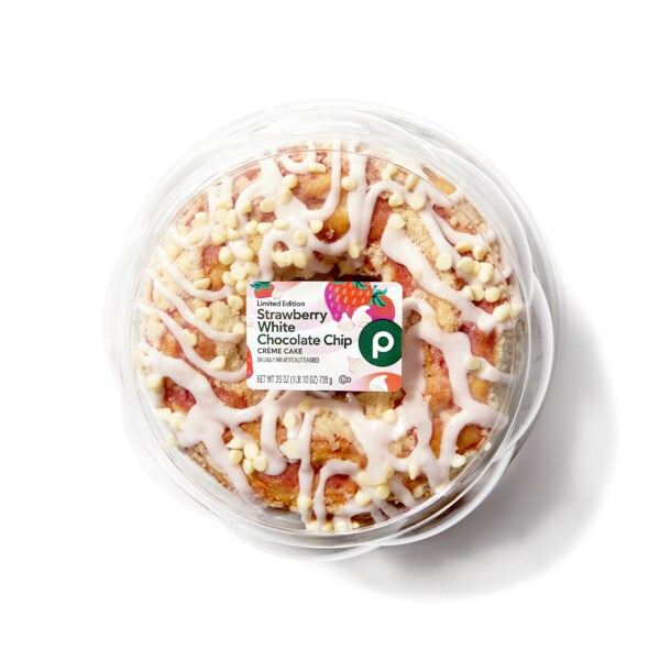 Publix Strawberry White Chocolate Chip Creme Cake (Requires 24-hour lead time) (Requires 24-hour lead time)