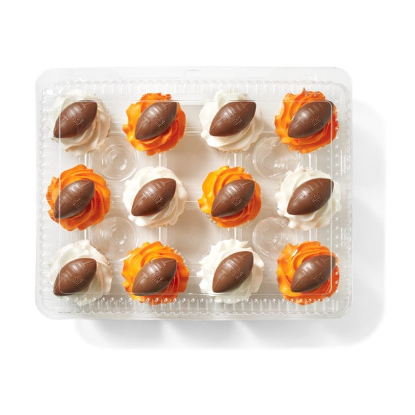 Publix Bakery NFL Cincinnati Bengals Cupcakes with Buttercream Icing