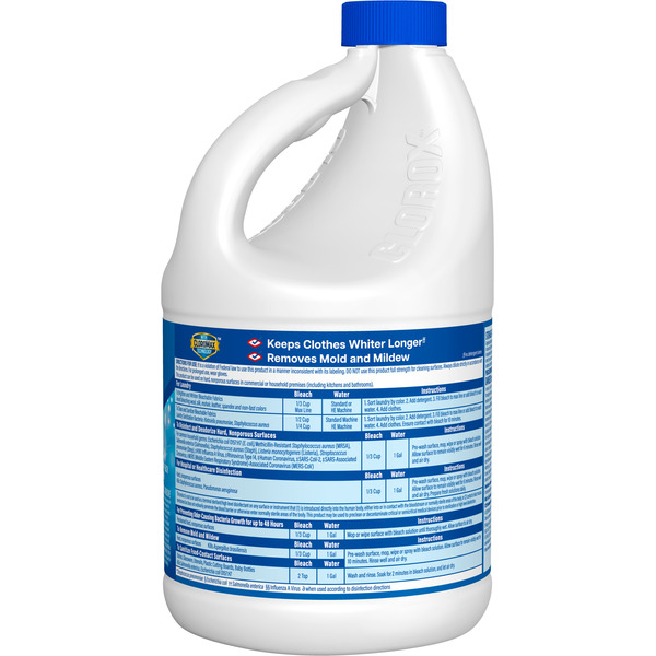 Clorox Disinfecting Bleach, Concentrated Formula, Regular - Image 7