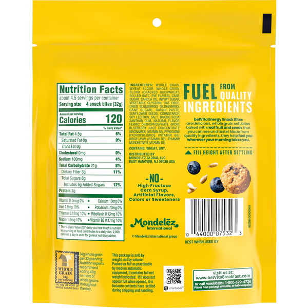 BELVITA Blueberry And Sunflower Seed 5 oz - Image 4