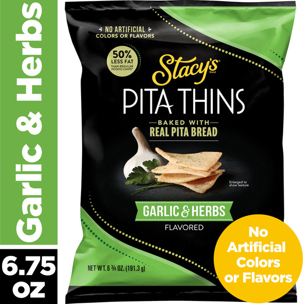 Stacy's Baked Pita Thins Garlic and Herb