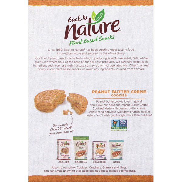 Back to Nature Cookies, Peanut Butter Creme - Image 2