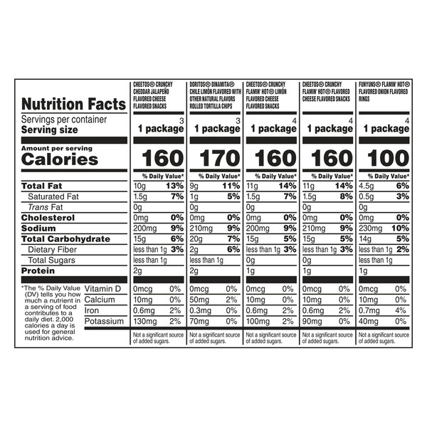Frito Lay Fiery Mix Variety Pack - Image 8