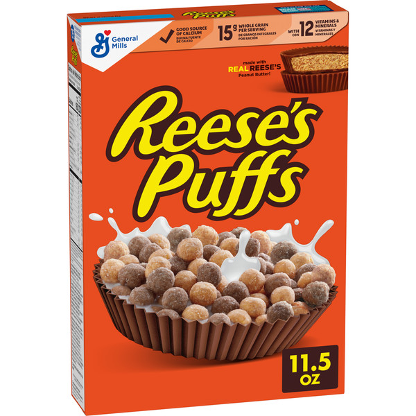 General Mills REESE'S PUFFS Chocolatey Peanut Butter Cereal