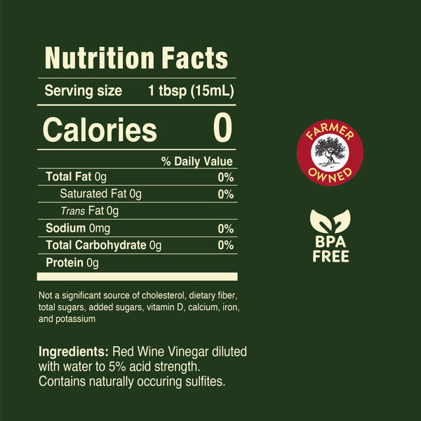 Pompeian Red Wine Vinegar - Image 2