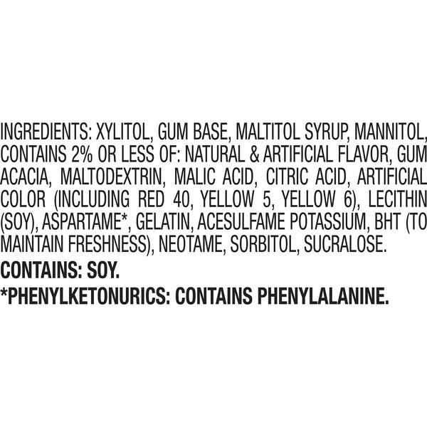 ICE BREAKERS Ice Cubes Fruit Punch Sugar Free Chewing Gum Bottle, 3.24 oz (40 Pieces) - Image 4