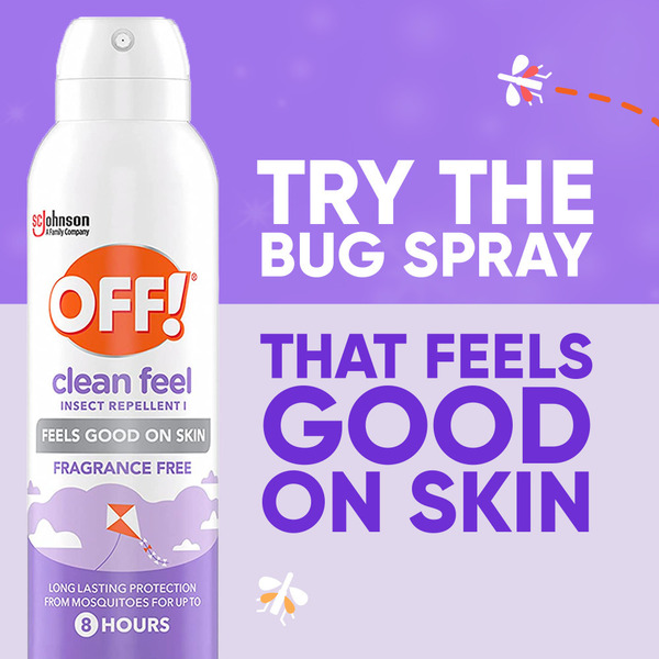OFF!® Clean Feel Picaridin Insect Repellent Aerosol - Image 7