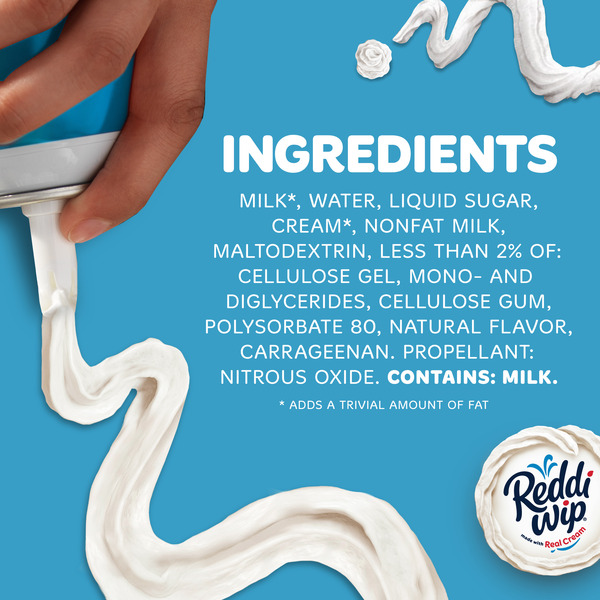 Reddi-wip Fat Free Whipped Topping Made with Real Cream - Image 7