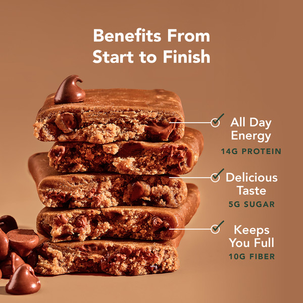 Aloha Protein Bars, Organic, Chocolate Chip Cookie Dough - Image 4