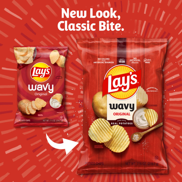 Lay's Wavy Original Party Size Potato Chips - Image 4