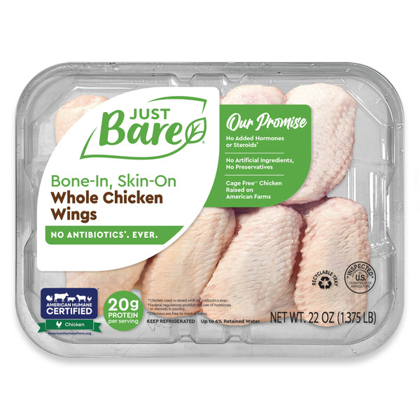 Just Bare Brand Whole Chicken Wings