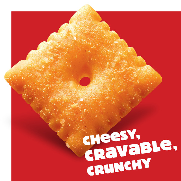 Cheez-It Cheddar Jack Cheese Crackers, Baked Snack Crackers, 12.4 oz - Image 3