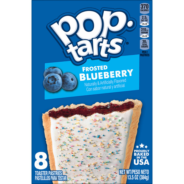 Pop-Tarts Frosted Blueberry Toaster Pastries, Breakfast Foods, 8 Count - Image 9