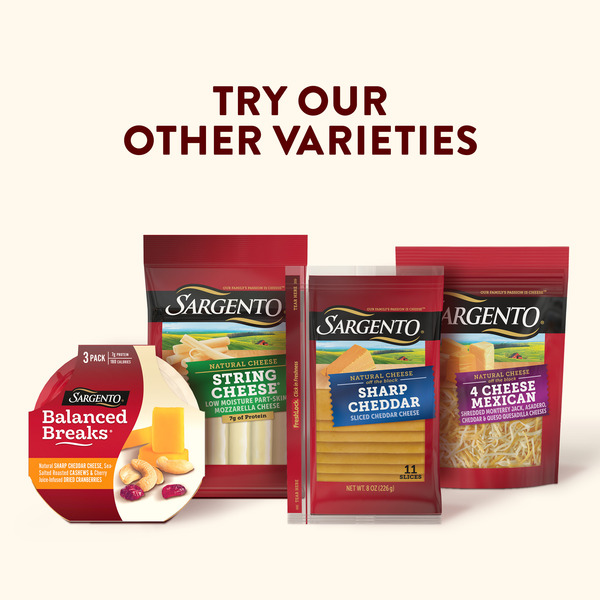 Sargento Frank’s RedHot® Natural Cheddar, Colby Jack, and American Shredded Cheese with Cayenne Pepper Seasoning, Traditional Cut, 7 oz - Image 7