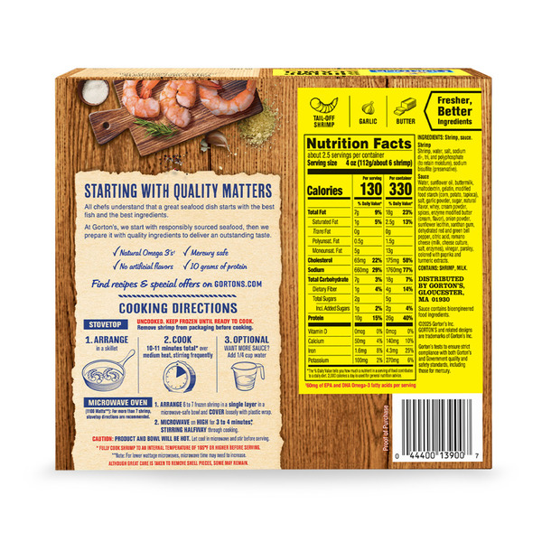 Gorton's Garlic Butter Shrimp Scampi - Image 4
