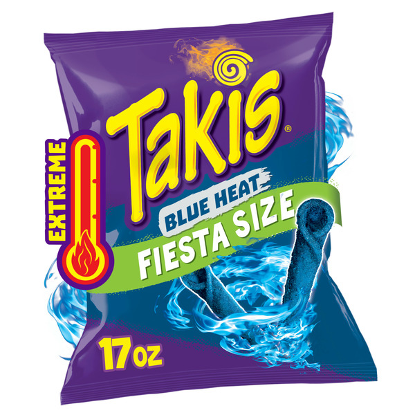 Takis Blue Heat Rolled Tortilla Chips Bag