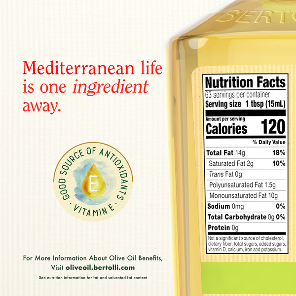 Bertolli Extra Light Olive Oil - Image 4