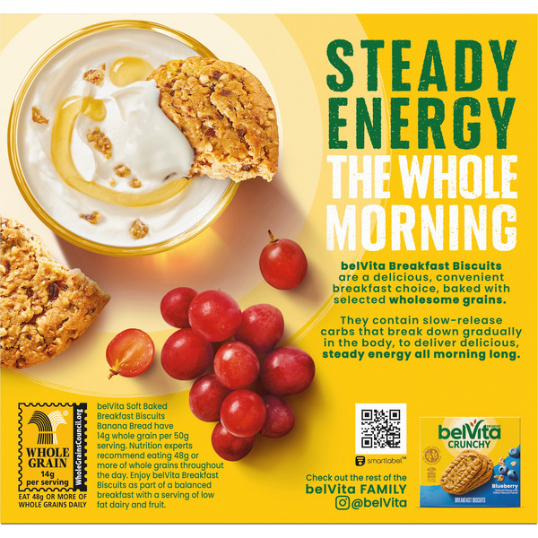 BELVITA Soft Baked Breakfast Bars, Banana Bread 8.8 oz - Image 4