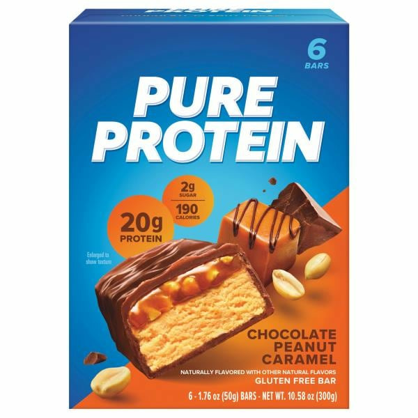 Pure Protein Bar, Chocolate Peanut Caramel, Gluten Free