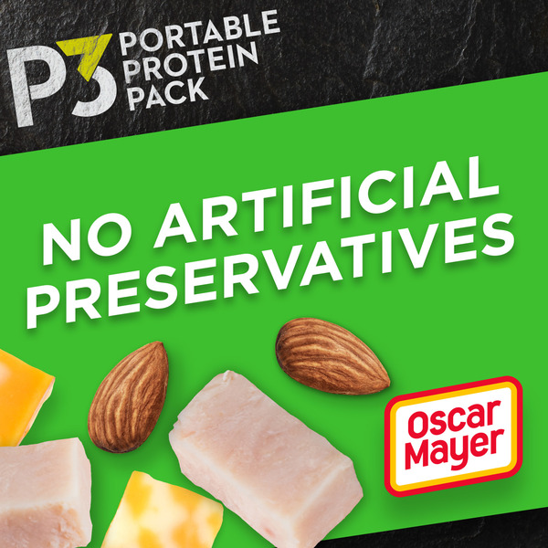 P3 Portable Protein Snack Pack with Turkey, Almonds & Cheese - Image 5