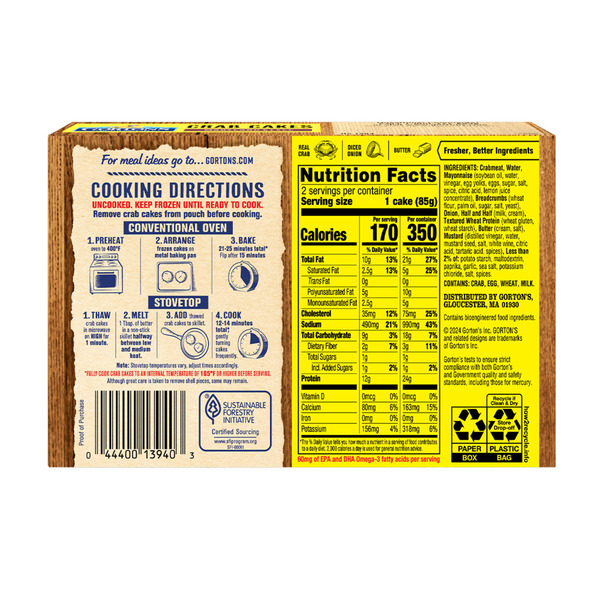 Gorton's Maryland Style Crab Cakes - Image 4