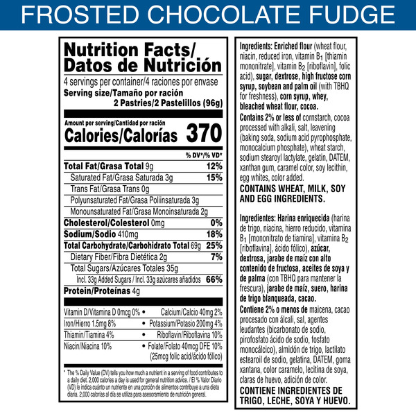 Pop-Tarts Frosted Chocolate Fudge Toaster Pastries, Breakfast Foods, 8 Count - Image 8