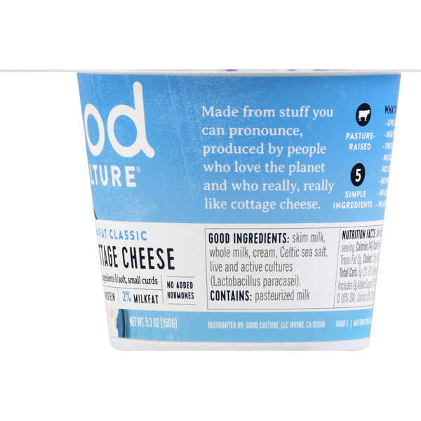 good culture Cottage Cheese, Simply, Low-Fat Classic - Image 4