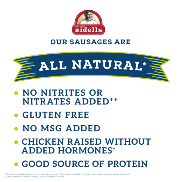 Aidells Smoked Chicken Sausage, Chicken & Apple, 12 oz. (4 Fully Cooked Links) - Image 3