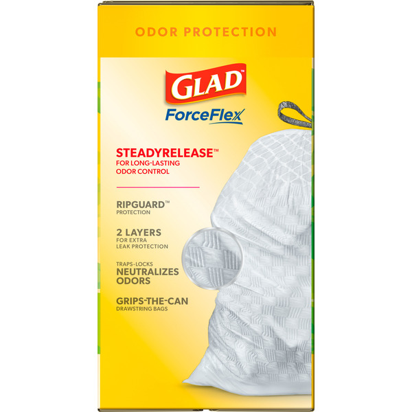 Glad Odor Shield Tall Kitchen Drawstring Trash Bags With Gain Original Scent Mega Pack - Image 5