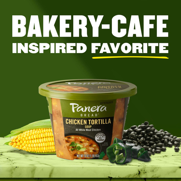 Panera Bread Chicken Tortilla Soup Cup (Gluten Free) - Image 3