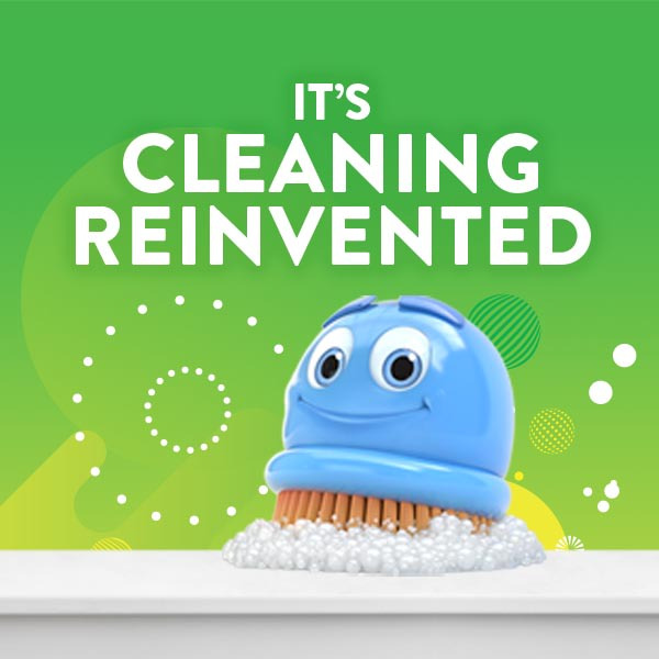Scrubbing Bubbles® Fresh Gel Toilet Cleaning Stamp Dispenser, Floral Fusion - Image 5