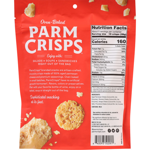 ParmCrisps Oven-Baked Four Cheese Snack Value Size - Image 4