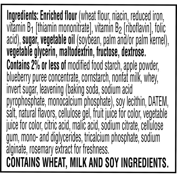 Special K Bar Kellogg's Special K Bar Blueberry Pastry Crisps, 100 Calorie Snacks, 5.28 oz, 12 Count - Image 8