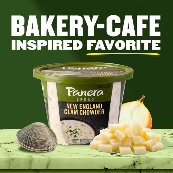 Panera Bread New England Clam Chowder Soup Cup (Gluten Free) - Image 3