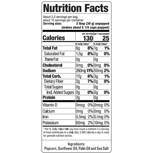 SkinnyPop Microwave Popcorn, Sea Salt - Image 4